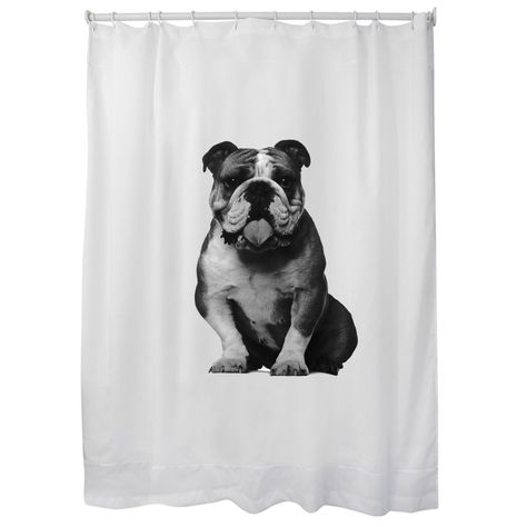Cortina para Baño Estampada Bulldog Mallorca-0