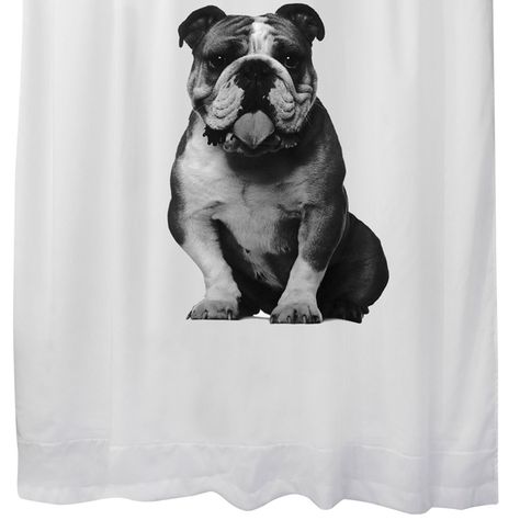 Cortina para Baño Estampada Bulldog Mallorca-1