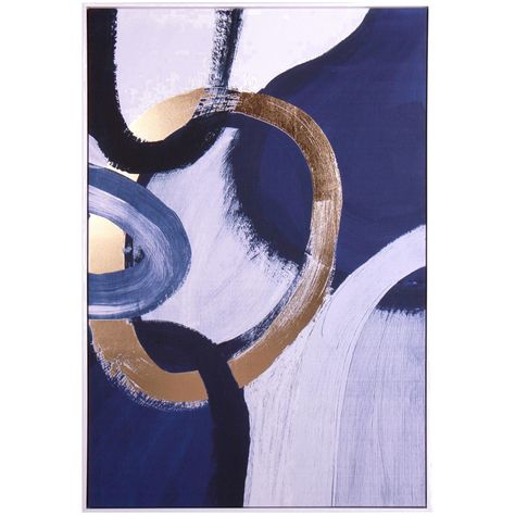 Cuadro Decorativo Chain Blue 120 x 80-0