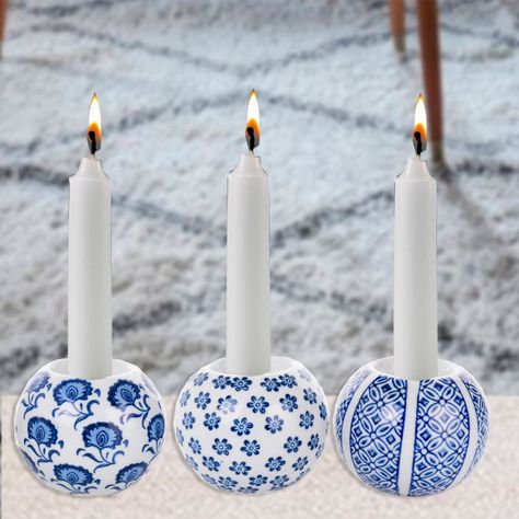 Set de Portavelas Decorativa Oceano 3 Pzas-3