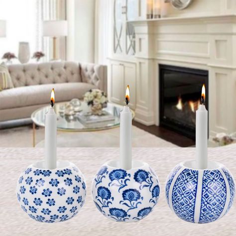 Set de Portavelas Decorativa Oceano 3 Pzas-4