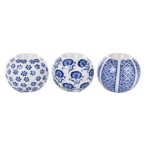 Set de Portavelas Decorativa Oceano 3 Pzas-0