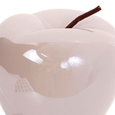 Figura Decorativa Manzana Palau Crema-2