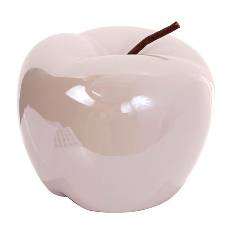 Figura Decorativa Manzana Palau Crema-0
