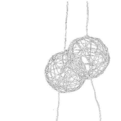 Guirnalda Luminosa Bolas Luces Led Silver-1