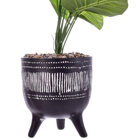 Planta Artificial Dieffenbachia Maceta Congo-1