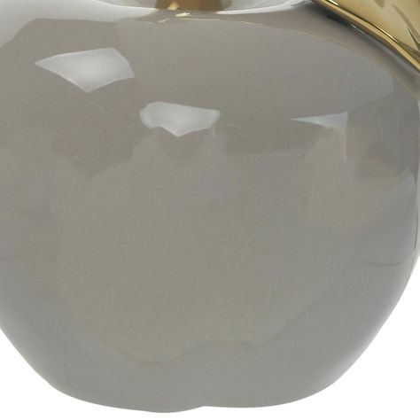 Figura Decorativa Manzana Clemont Ocre-1