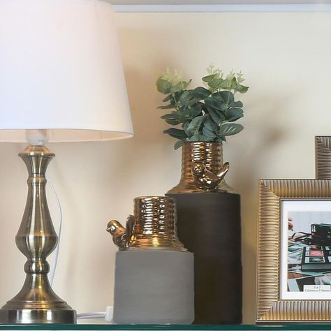 Jarrón Decorativo Mesina Grey Mediano-4