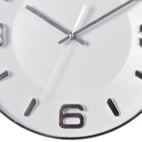 Reloj Mural Decorativo Lucerna Silver 33.5 x 5 Cms-1