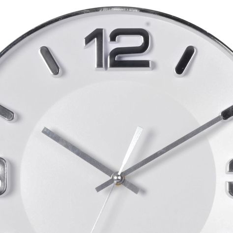 Reloj Mural Decorativo Lucerna Silver 33.5 x 5 Cms-2