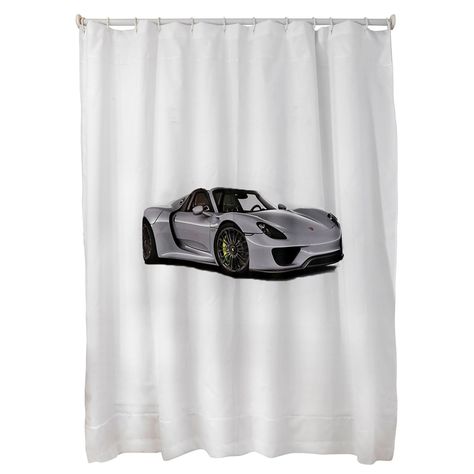 Cortina para Baño Estampada Porsche Mallorca-0