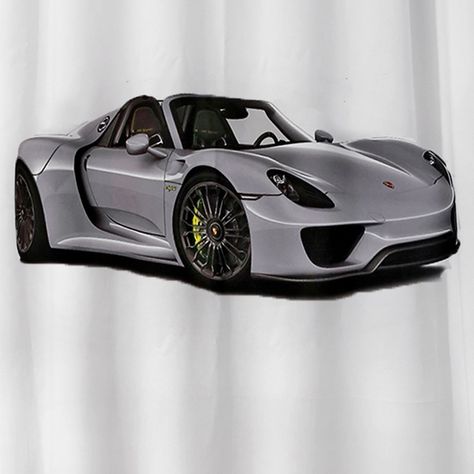 Cortina para Baño Estampada Porsche Mallorca-2