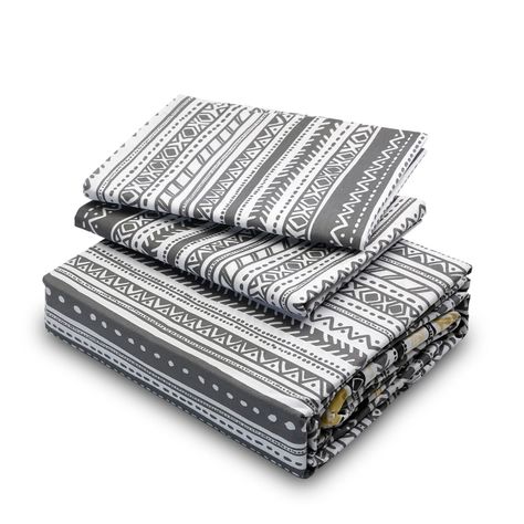 Juego de Sabanas T144 Superking Karachi Grey-1