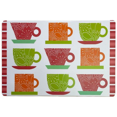 Set de Individuales Decorativo Cappuccino 6 Piezas-1