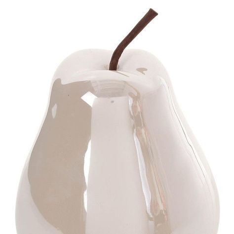 Figura Decorativa Pera Palau Crema-2
