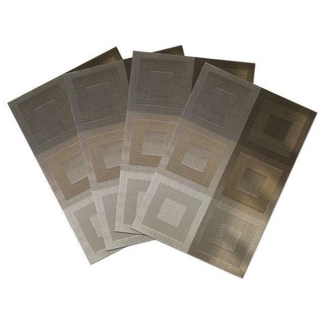 Set 4 Individuales Decorativo Boston Cobre-0