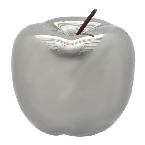 Figura Decorativa Manzana Boston Silver-0