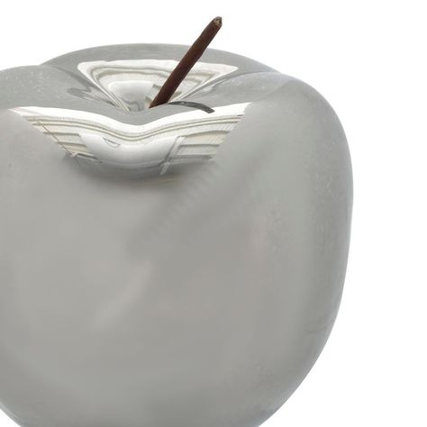 Figura Decorativa Manzana Boston Silver-2