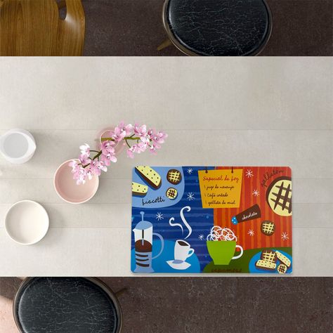 Set de Individuales Decorativo Breakfast 6 Piezas-3