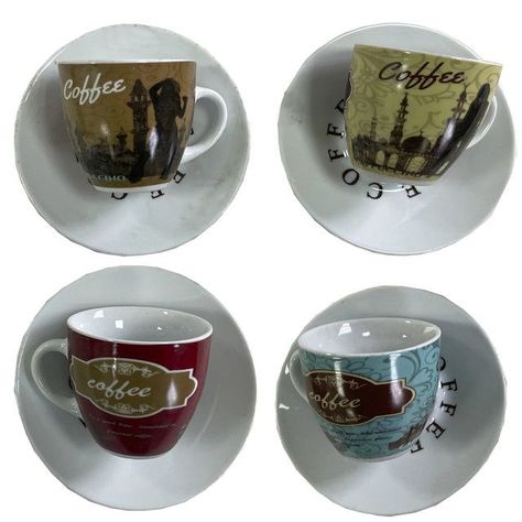 Juego de Tazas Para Café Espresso 8 Piezas-0