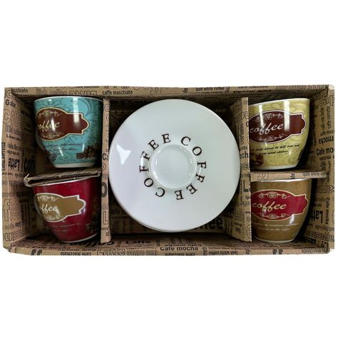 Juego de Tazas Para Café Espresso 8 Piezas-1