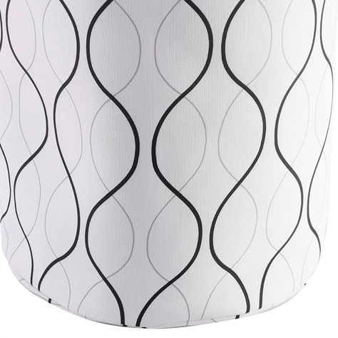 Cesta Decorativa Para Ropa Ondas Black-1