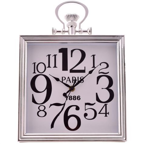 Reloj Mural Decorativo Basilea Silver-0
