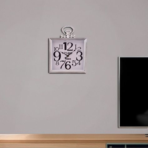 Reloj Mural Decorativo Basilea Silver-3
