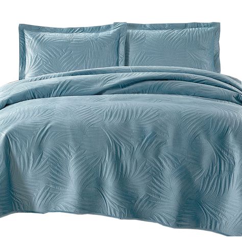 Quilt Liso Velvet Ibiza Celeste Light 2 Pzas-0