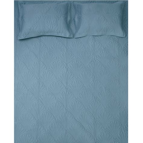 Quilt Liso Velvet Ibiza Celeste Light 2 Pzas-3