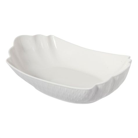 Fuente Decorativa Porcelana Marina Blanca-1