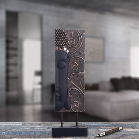 Figura Decorativa Budda Rostro Derecho-2