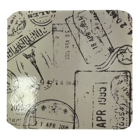 Set 4 Individuales Más 4 Posavasos Postal 8 Piezas-4