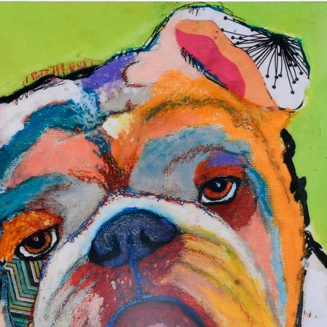 Cuadro Decorativo Bulldog-2
