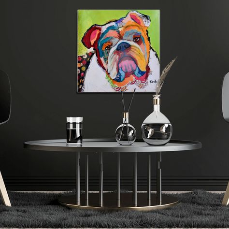 Cuadro Decorativo Bulldog-3
