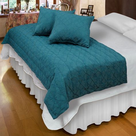 Piecera Con Fundas Sk Barroco Turquesa Reversible-2