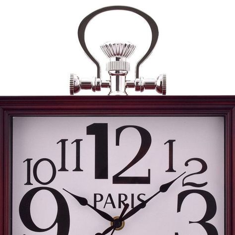 Reloj Mural Decorativo Basilea Caoba-2