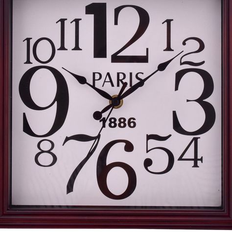 Reloj Mural Decorativo Basilea Caoba-1
