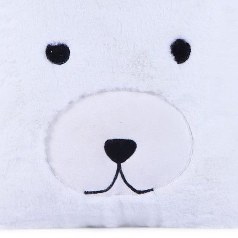 Cojín Decorativo Infantil Osito Blanco-1