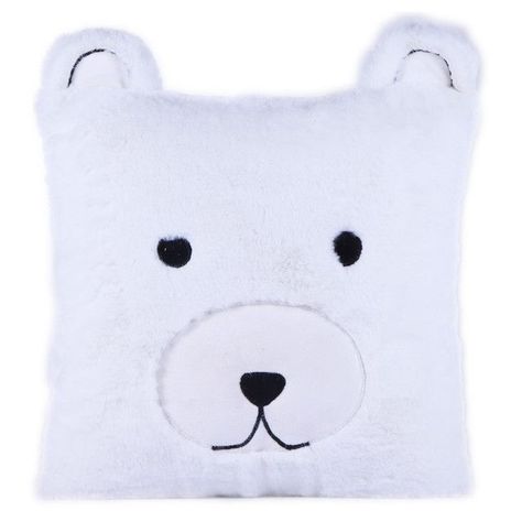 Cojín Decorativo Infantil Osito Blanco-0