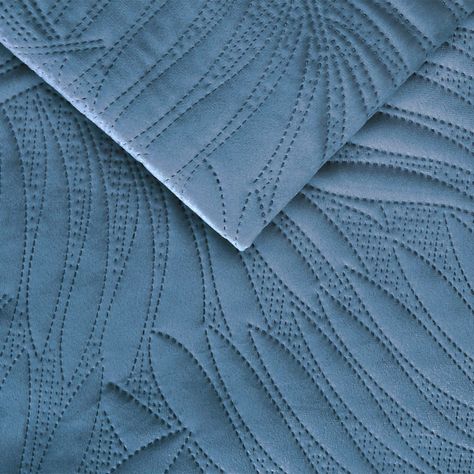 Quilt Liso Velvet Ibiza Petroleo 1,5 Pzas-2