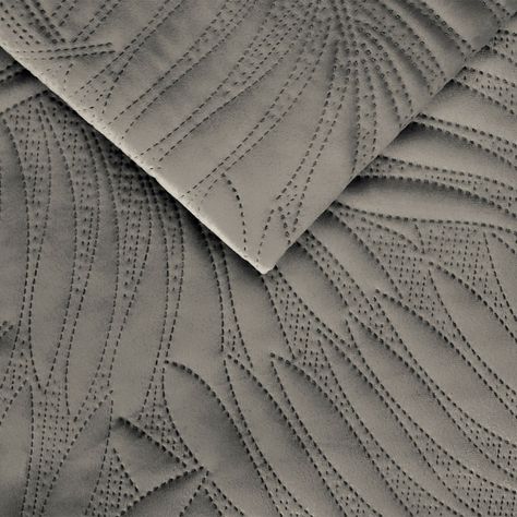 Quilt Liso Velvet Ibiza Gris 1,5 Pzas-2