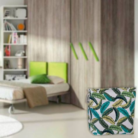 Cesta Decorativa Para Ropa Trópico-3