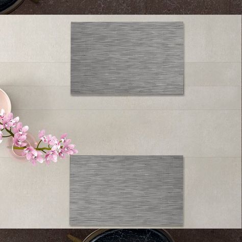 Set de Individuales Decorativo Pagoda 4 Piezas Gris-3