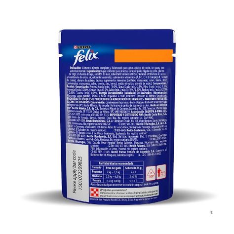 Sachet Felix Pollo 15 un.-1