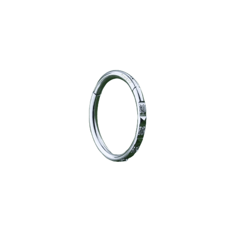 Argolla Circon click Titanio PHILIPPA JOYAS-0