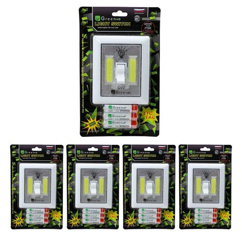 Luz led con interruptor de 3W x 5U. Desmontable.-1