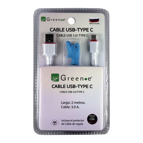 Cable USB 3.0 A Tipo C. 2 Metros.-0