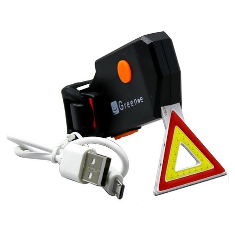 Luz Led Recargable Vía USB para Bicicleta-0