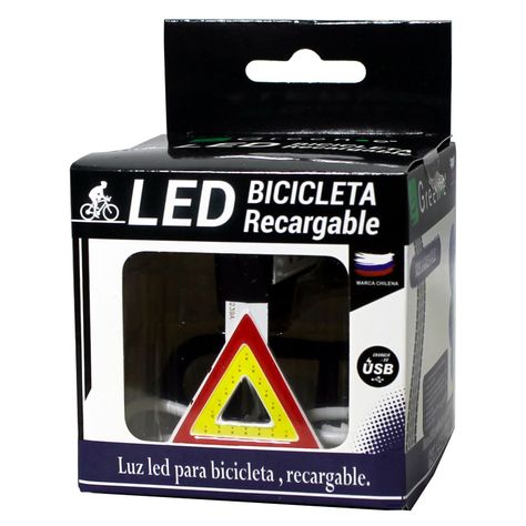 Luz Led Recargable Vía USB para Bicicleta-1